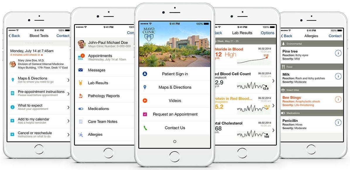 mobile app for clinics
