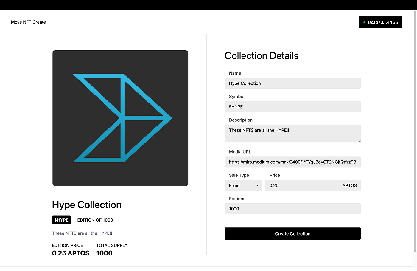 Deploying an NFT collection on Aptos | by Hypotenuse Labs | Medium