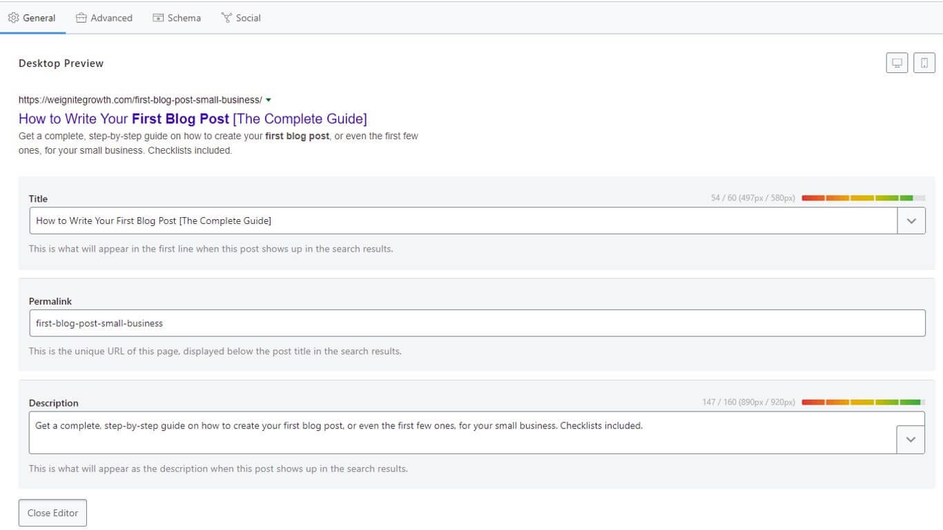 First Blog Entry Examples
