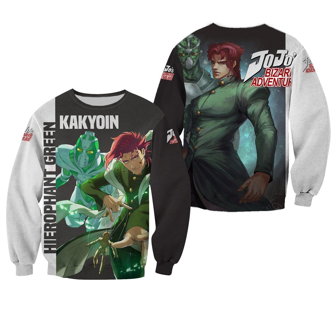 JoJo's Bizarre Adventure — Kakyoin Hierophant Green Sweater, Ugly Christmas  New Design V1 | by The Official JJBA™ Merchandise Store | May, 2023 | Medium