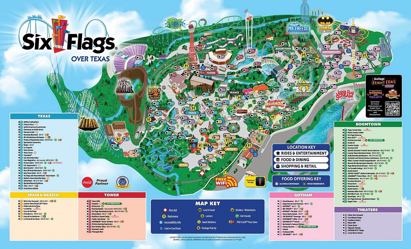 Six Flags Over Texas (Arlington, Dallas)