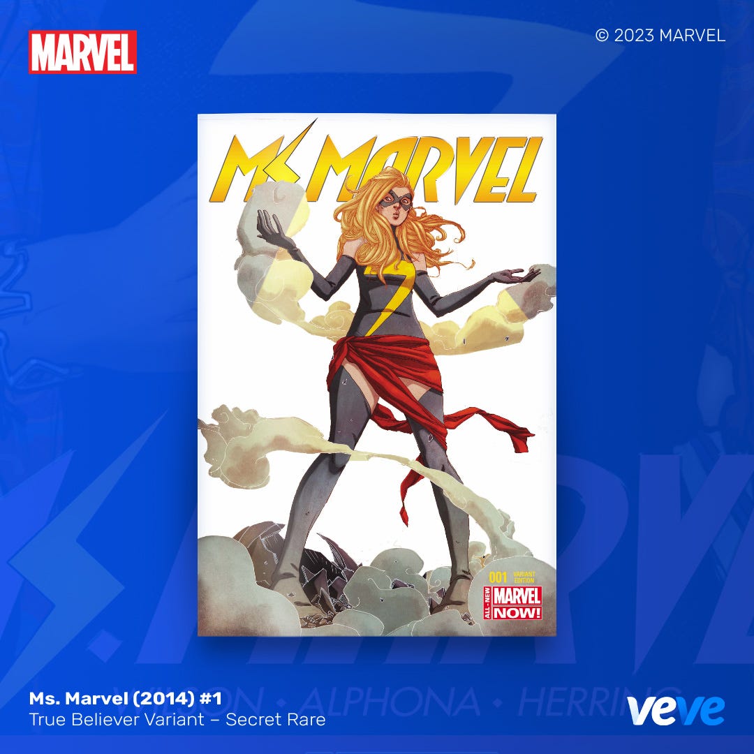 Marvel Digital Comics — Ms. Marvel (2014) #1, by VeVe France, Nov, 2023