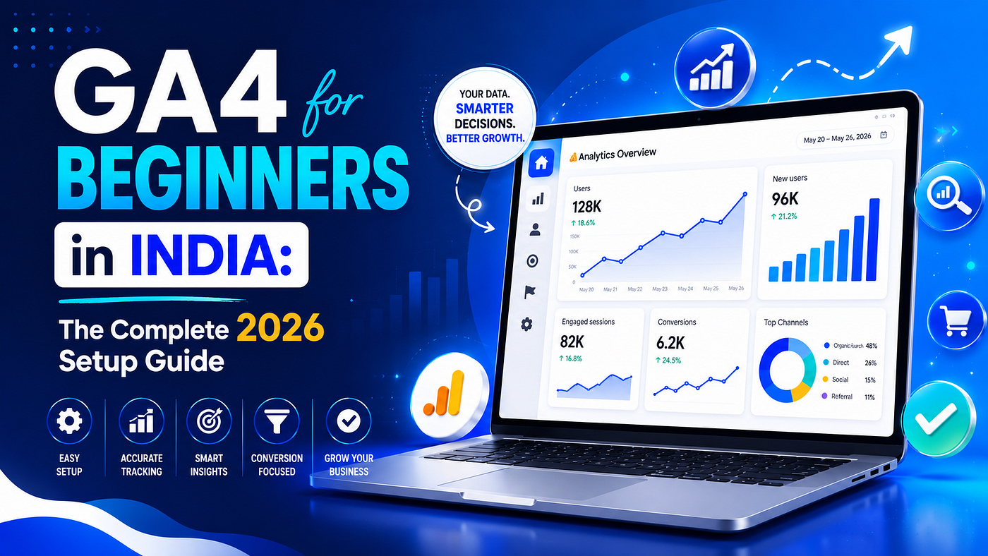 GA4 for Beginners in India: The Complete 2026 Setup Guide