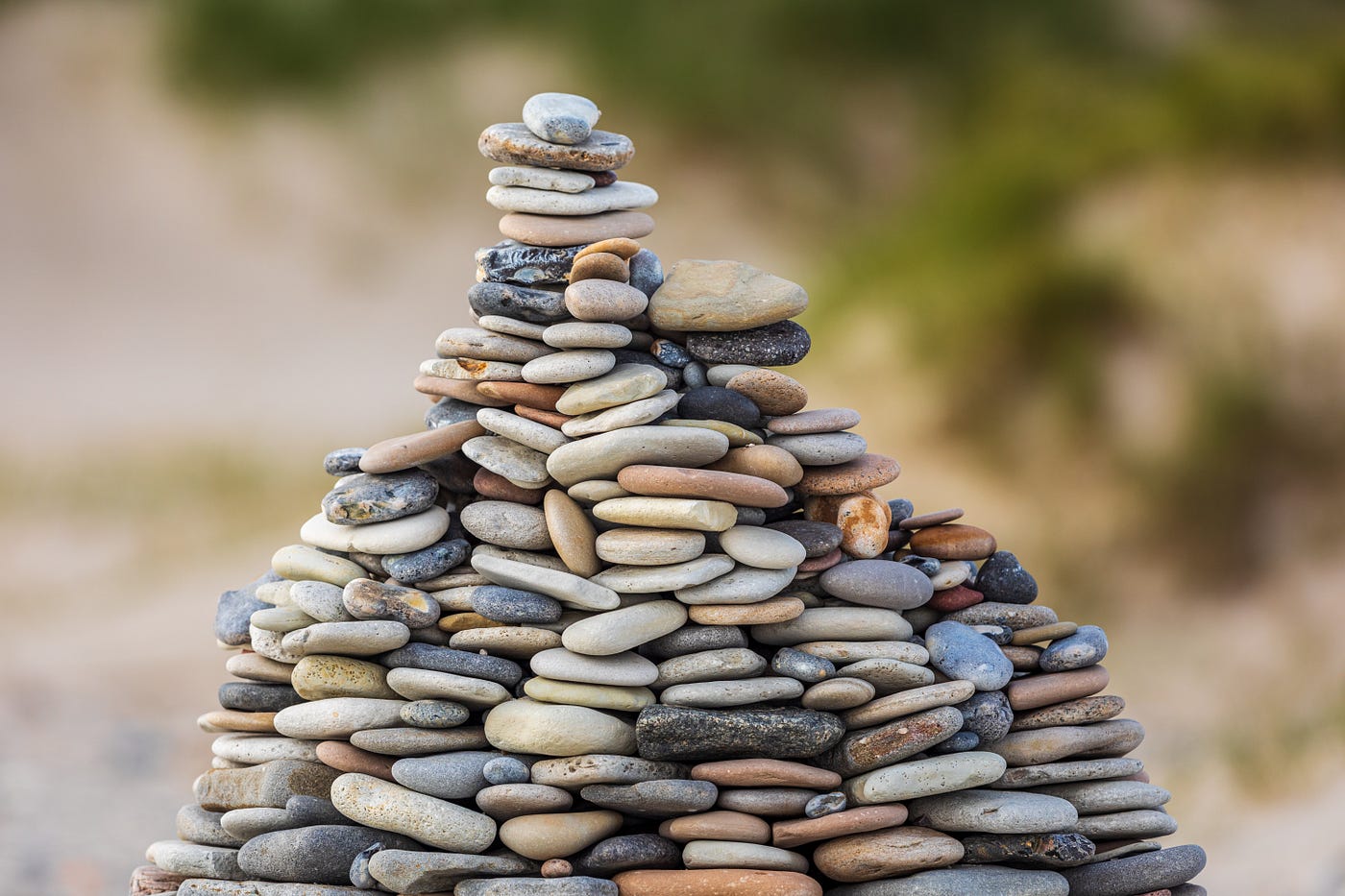 A Big Pile of Rocks = A Big God. Start you a pile. | by Dusty Brackett |  New Creation | Medium