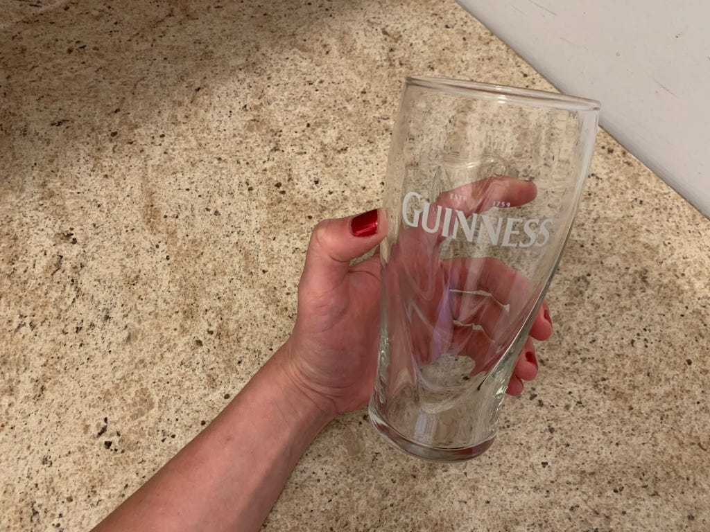 Yes Actually, I Did Get My Guinness Pint Glass from Ireland, Thank