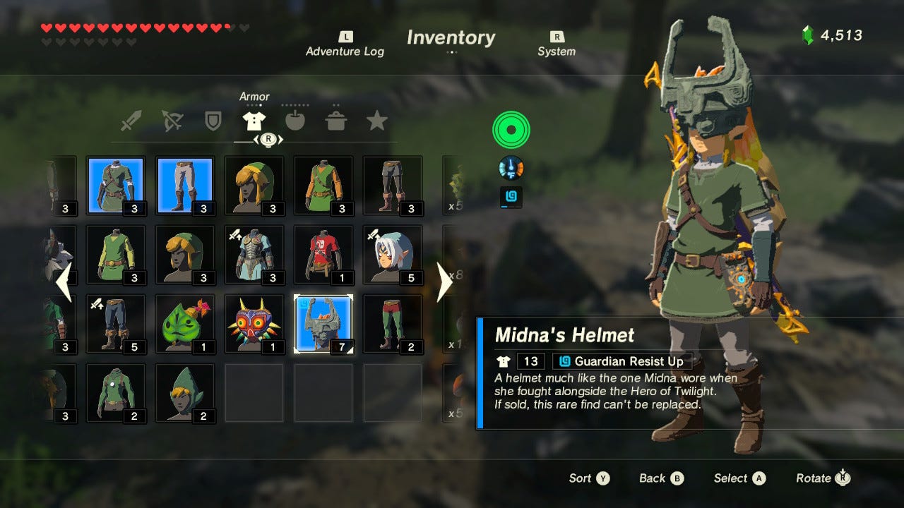 ALL DLC Pack 1 Item & Armour Location Guide for Zelda: Breath of