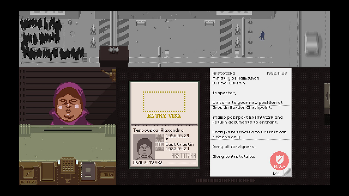 Papers, Please' Is a Disturbingly Relevant Video Game About Immigration -  The Ringer