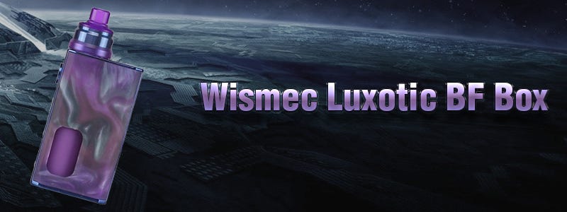 wismec luxotic bf box mod WISMEC Luxotic BF Squonk Mod with Tobhino RDA Kit