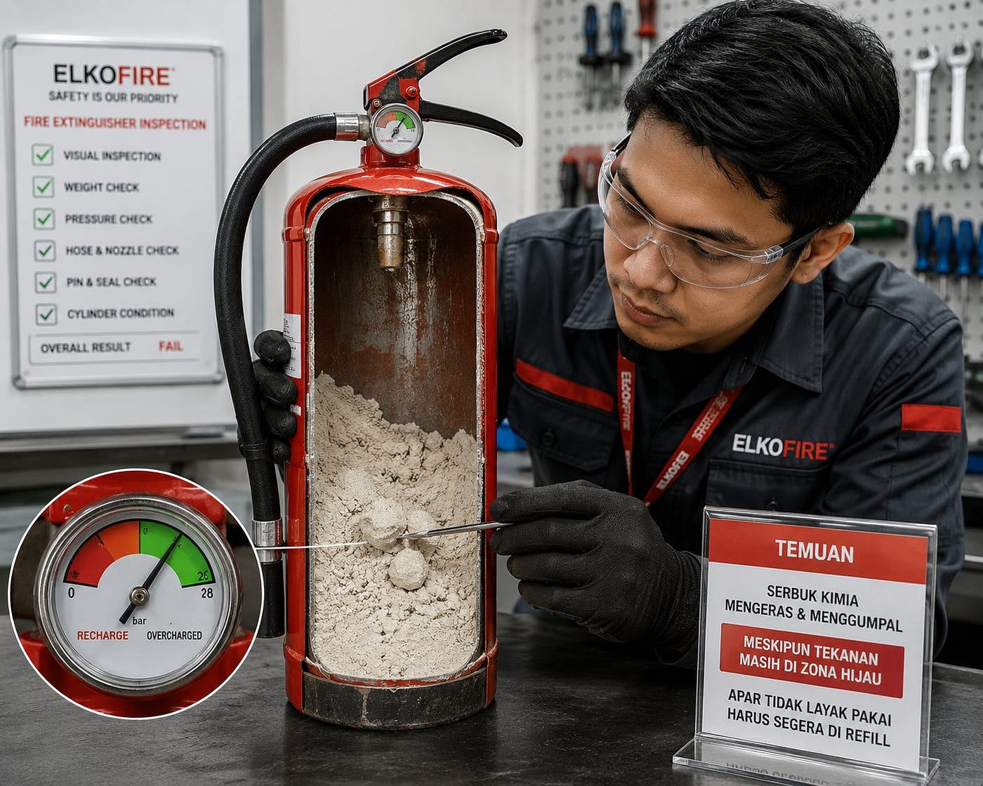 Mitos APAR Bisa Kedaluwarsa Tanpa Pernah Terlihat Rusak