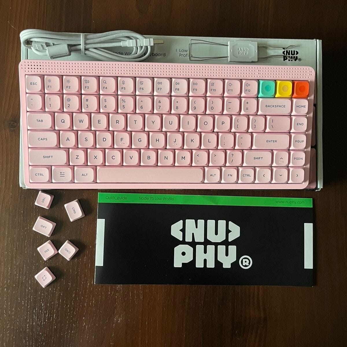 Nuphy Node75 Low Profile Review — mechanical board with SOCD