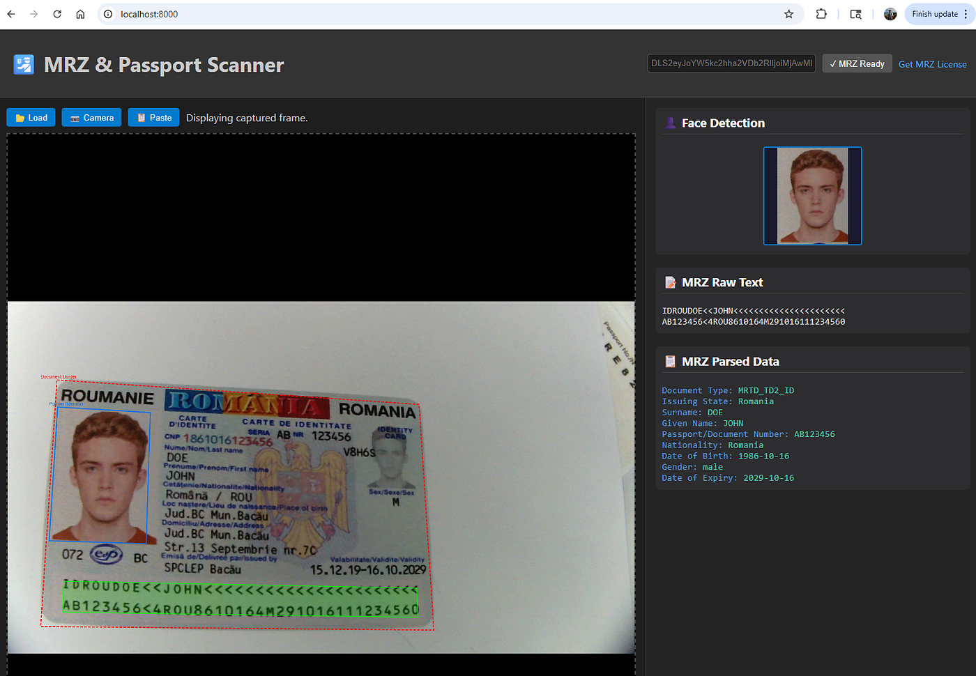 How to Extract Structured Data and Photos from Passports in JavaScript with Dynamsoft Capture…