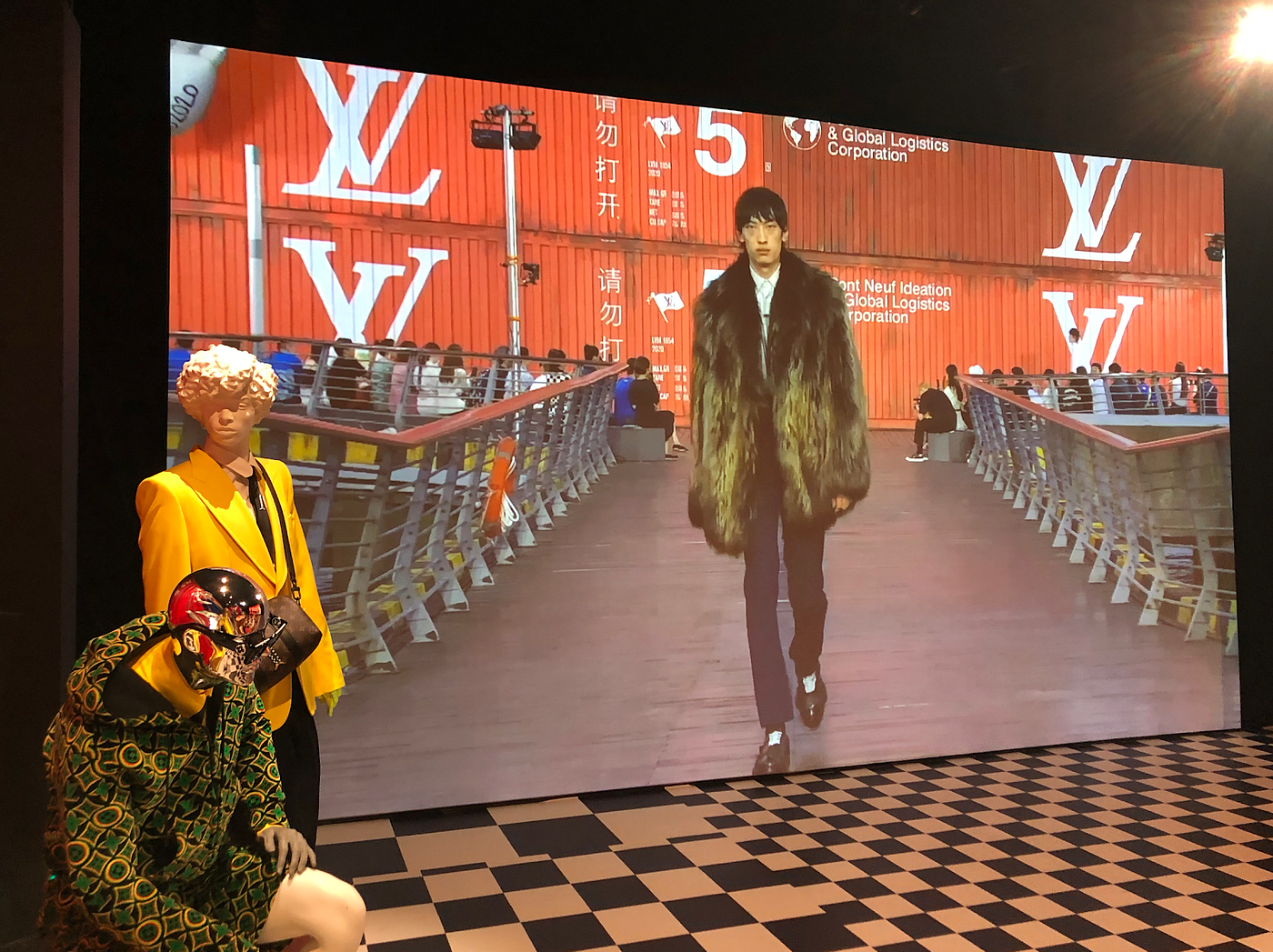 Louis Vuitton Spring-Summer 2021 Men's Fashion Pop-up in Beverly