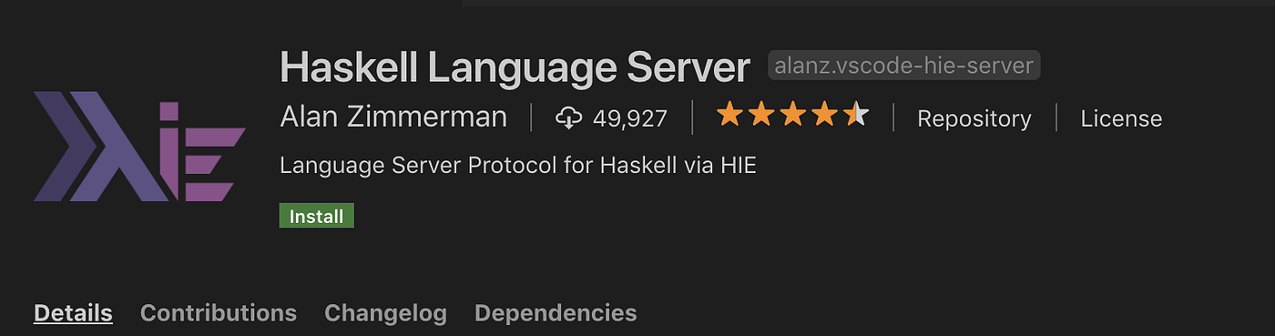 Setting up Haskell in VS Code with Stack and the IDE Engine