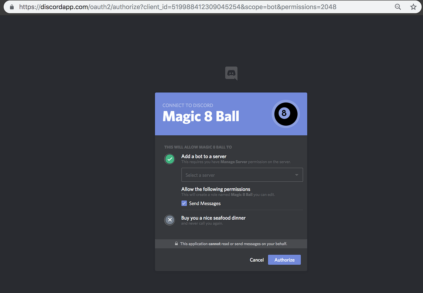 Creating a Magic 8 Ball for Discord in Node.js and Botkit[Part 1/2] | by  Developerish | Chatbots Life