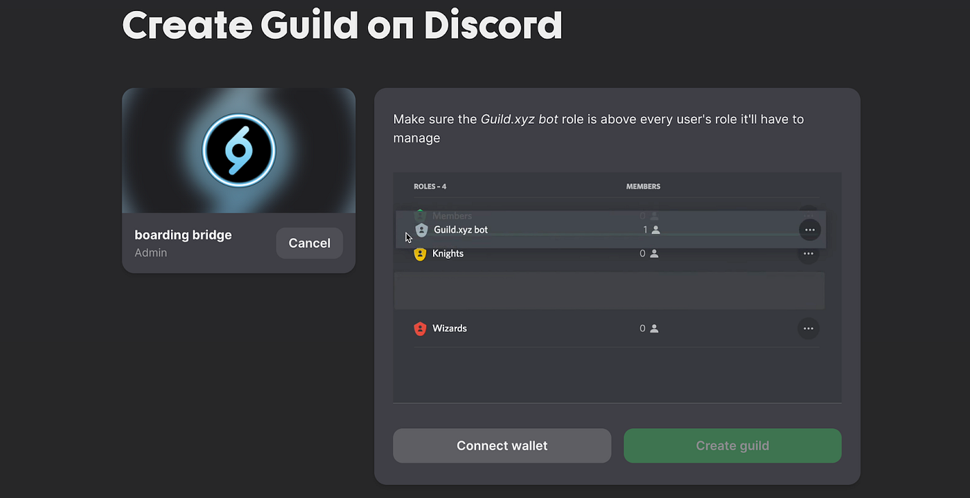 コミュニティメンバーシップツール「Guild」の導入方法 | boarding bridge