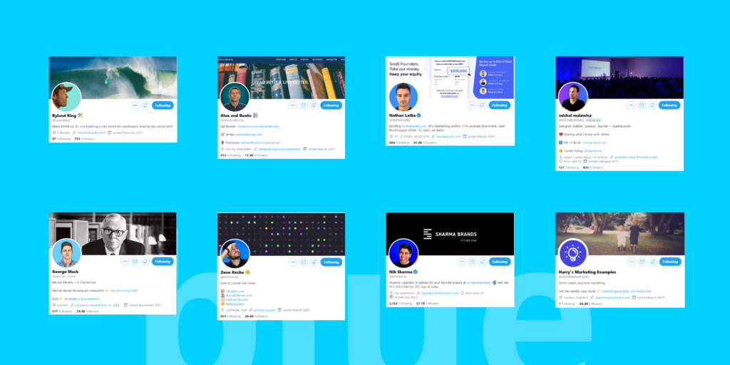 Twitter Colors Blue Profile Backgrounds