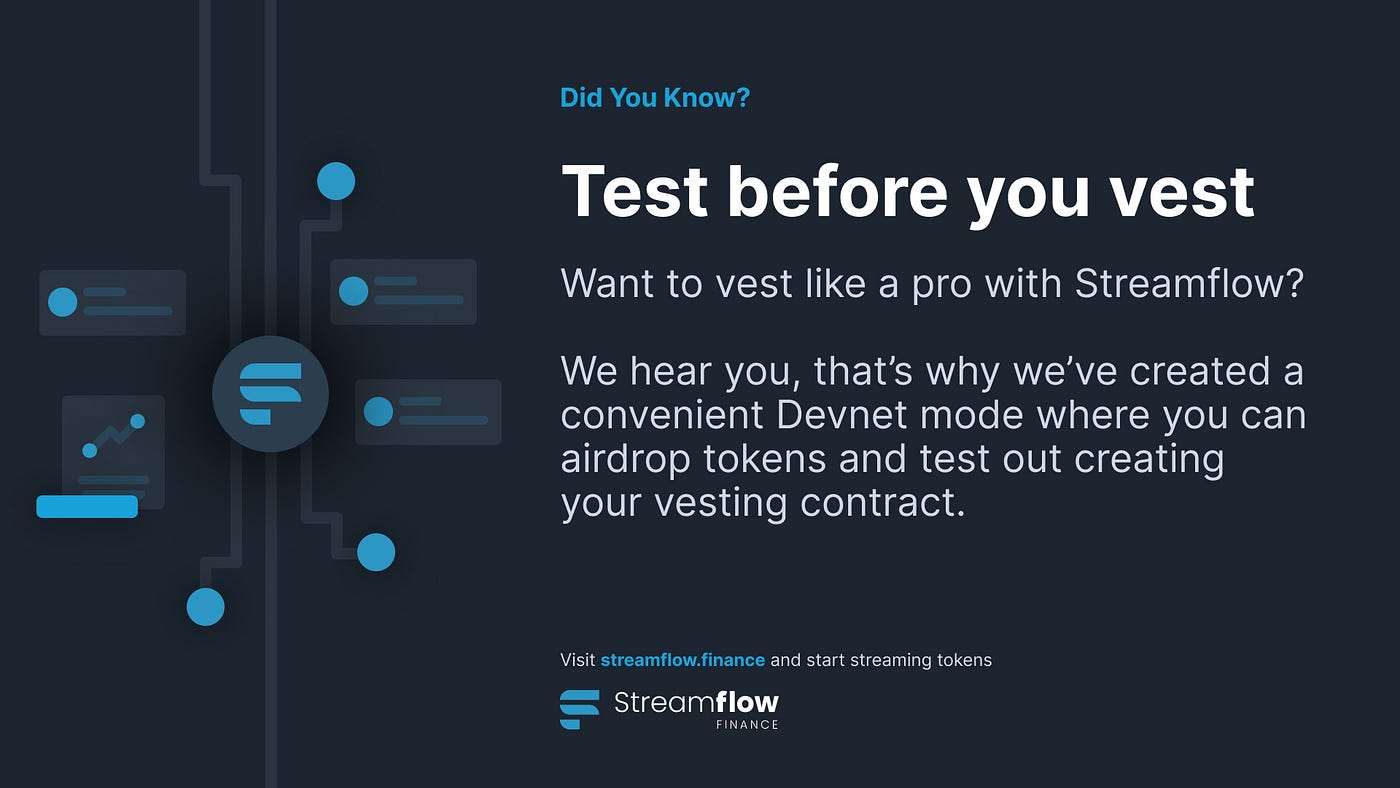 Distribute Tokens with Ease using Streamflow Finance | by CAVICON | Medium