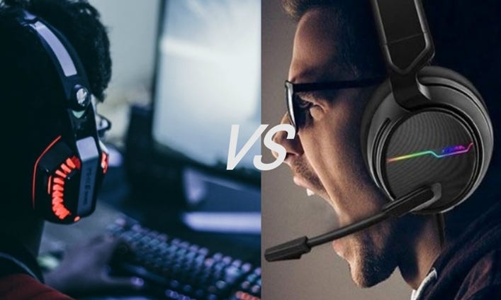 Gaming headset vs headphones best sale and mic