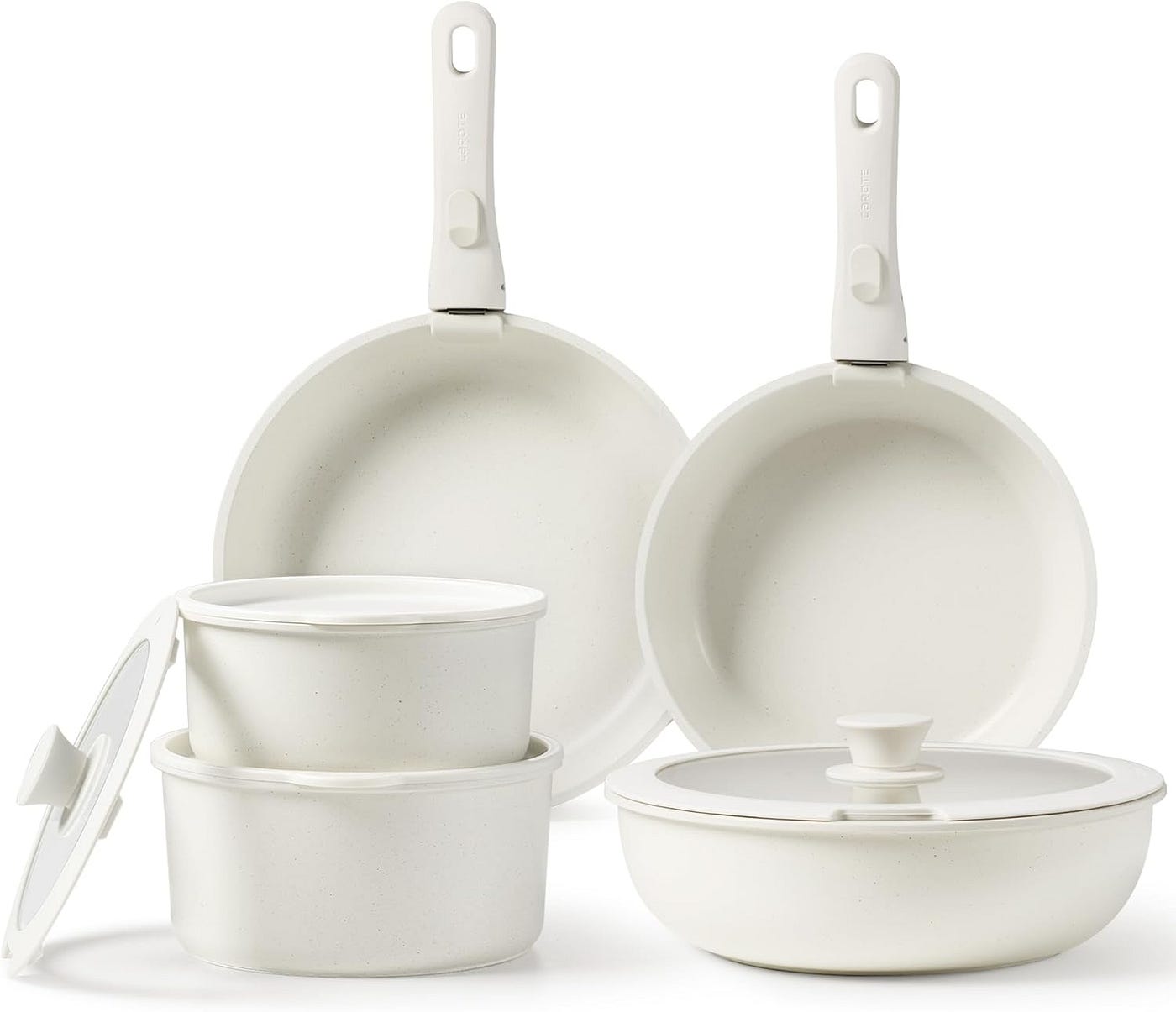 CAROTE Pots and Pans Set Review: Stackable & Space-Saving