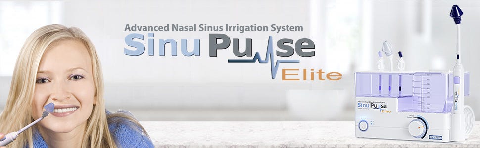 SinuPulse Elite Advanced Nasal Irrigation System — Pulsating Sinus