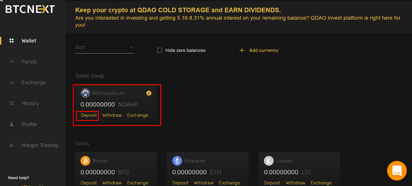 Instruction: How to withdraw NOAH from your Noah Wallet | by Noah Coin |  NoahCoin | Medium
