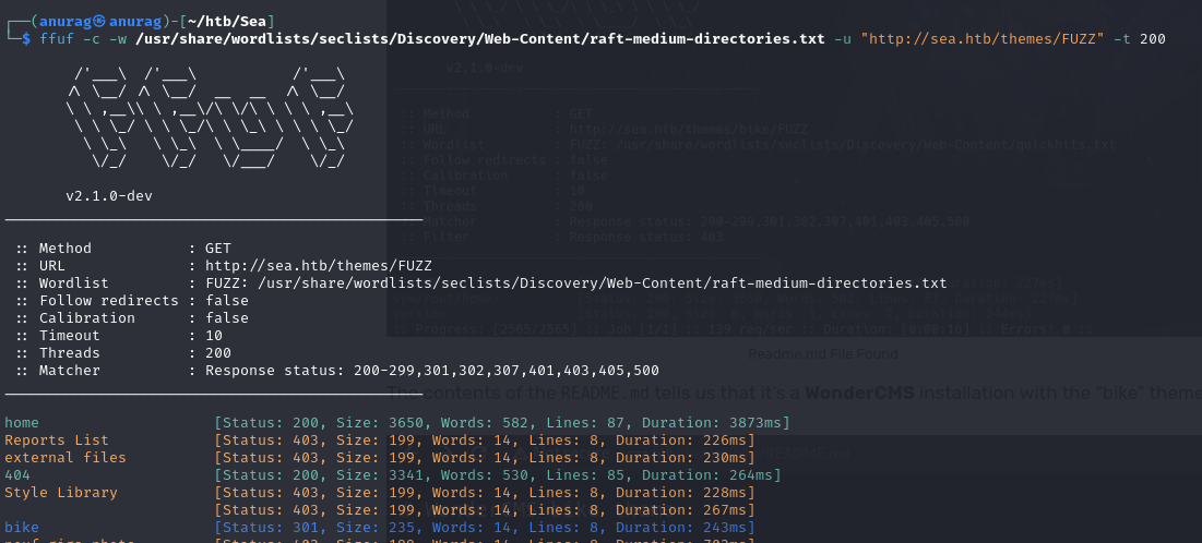 HTB | Sea — CVE-2023–41425. This is a Linux box. You can