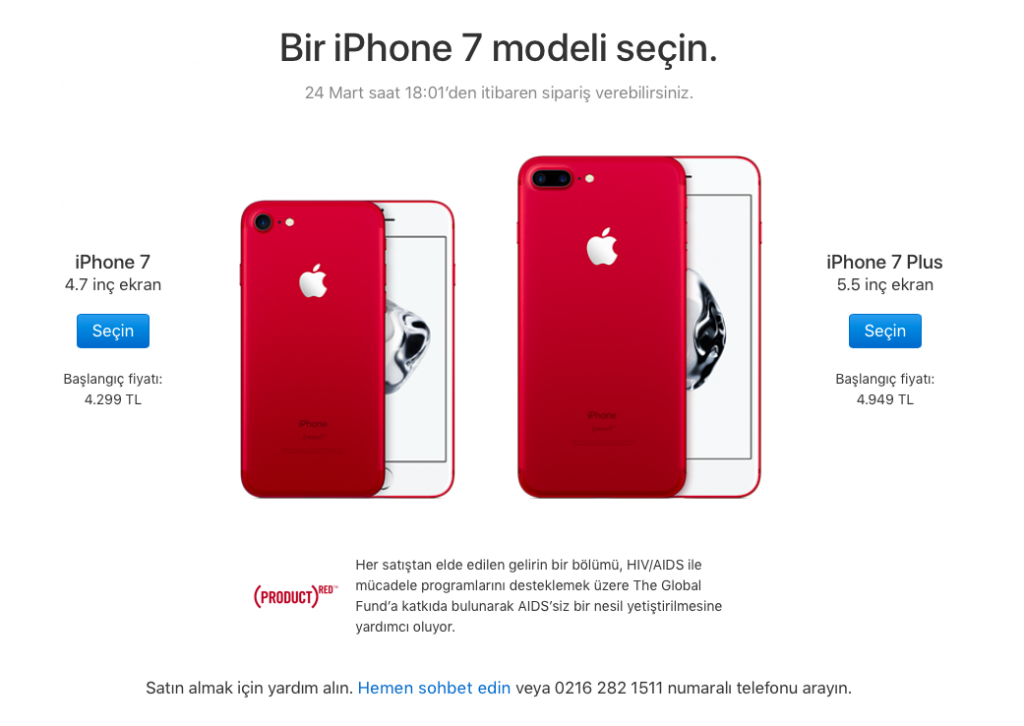 Apple'dan RED iPhone 7 ve iPhone 7 Plus sürprizi | by dijitolog