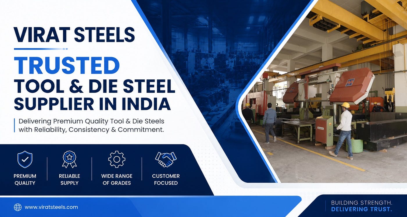 Virat Steels-Trusted Tool & Die Steel Supplier in India