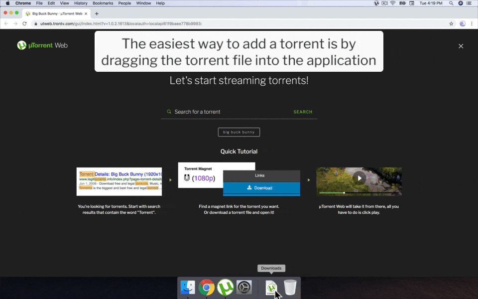 Tutorial Guide for uTorrent Web on Mac | by BitTorrent Inc. | Medium