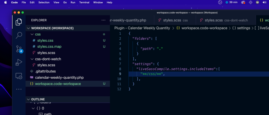 How to Watch Sass in Only Certain Folders in VSCode (Live Sass