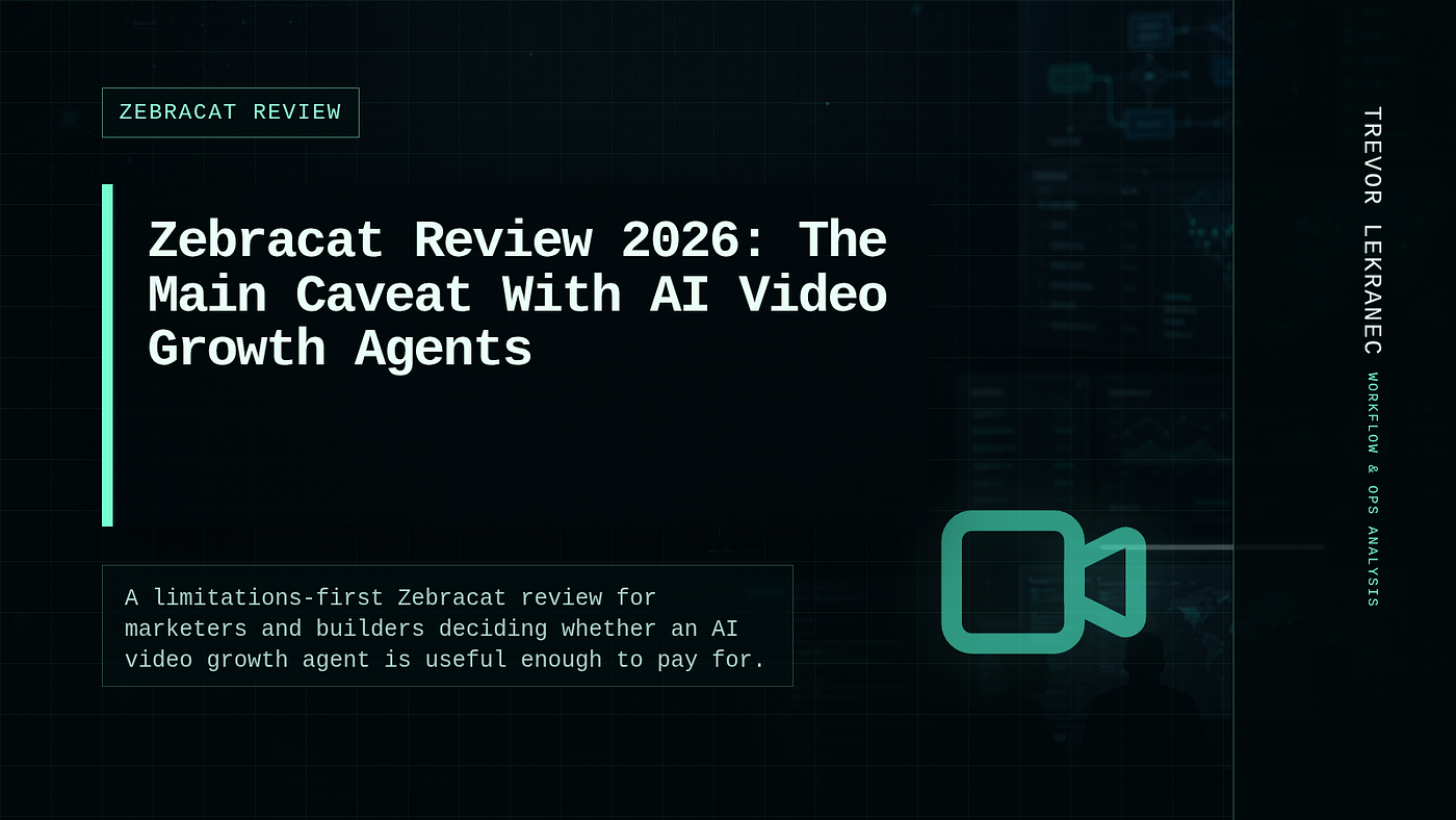 Zebracat Review 2026: The Main Caveat With AI Video Growth Agents