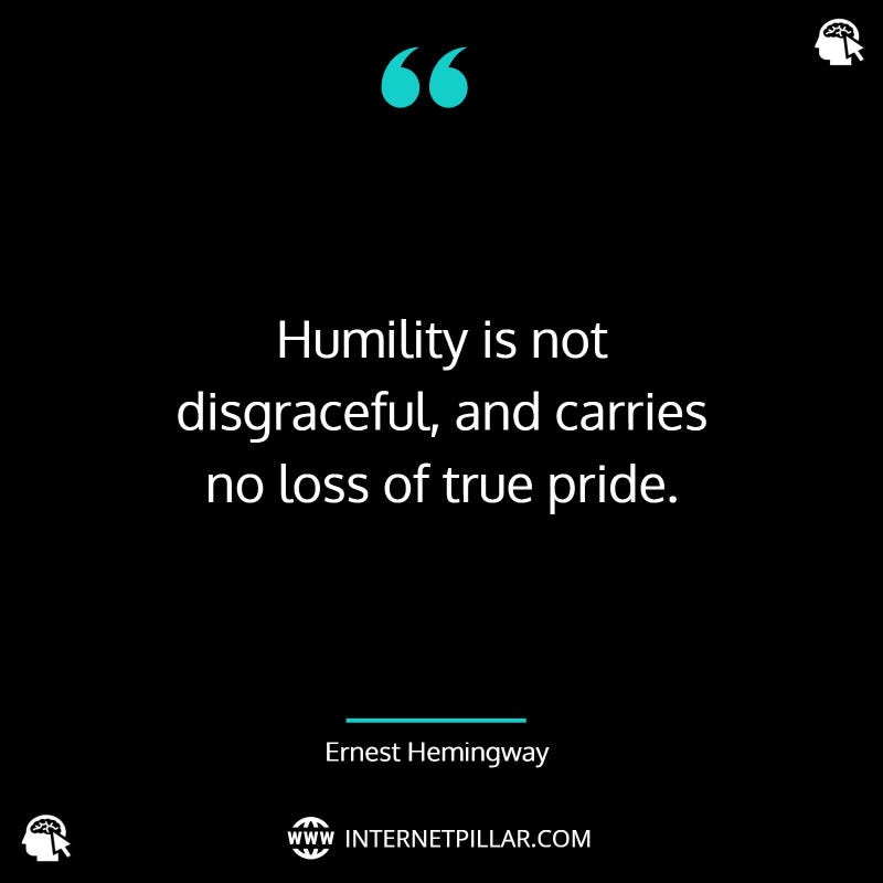 False Humility Quotes