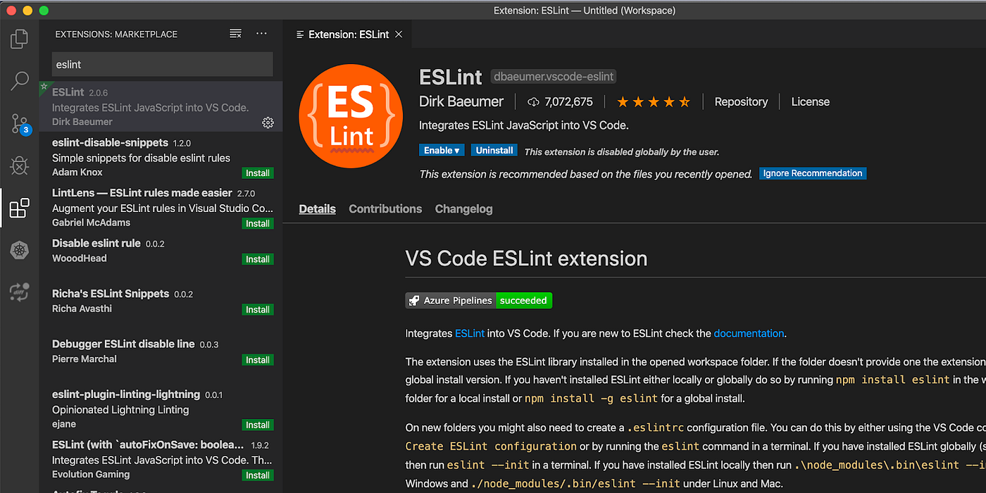 Configure ESLint on VSCode for Vue JS | by Kishan Patel | Medium