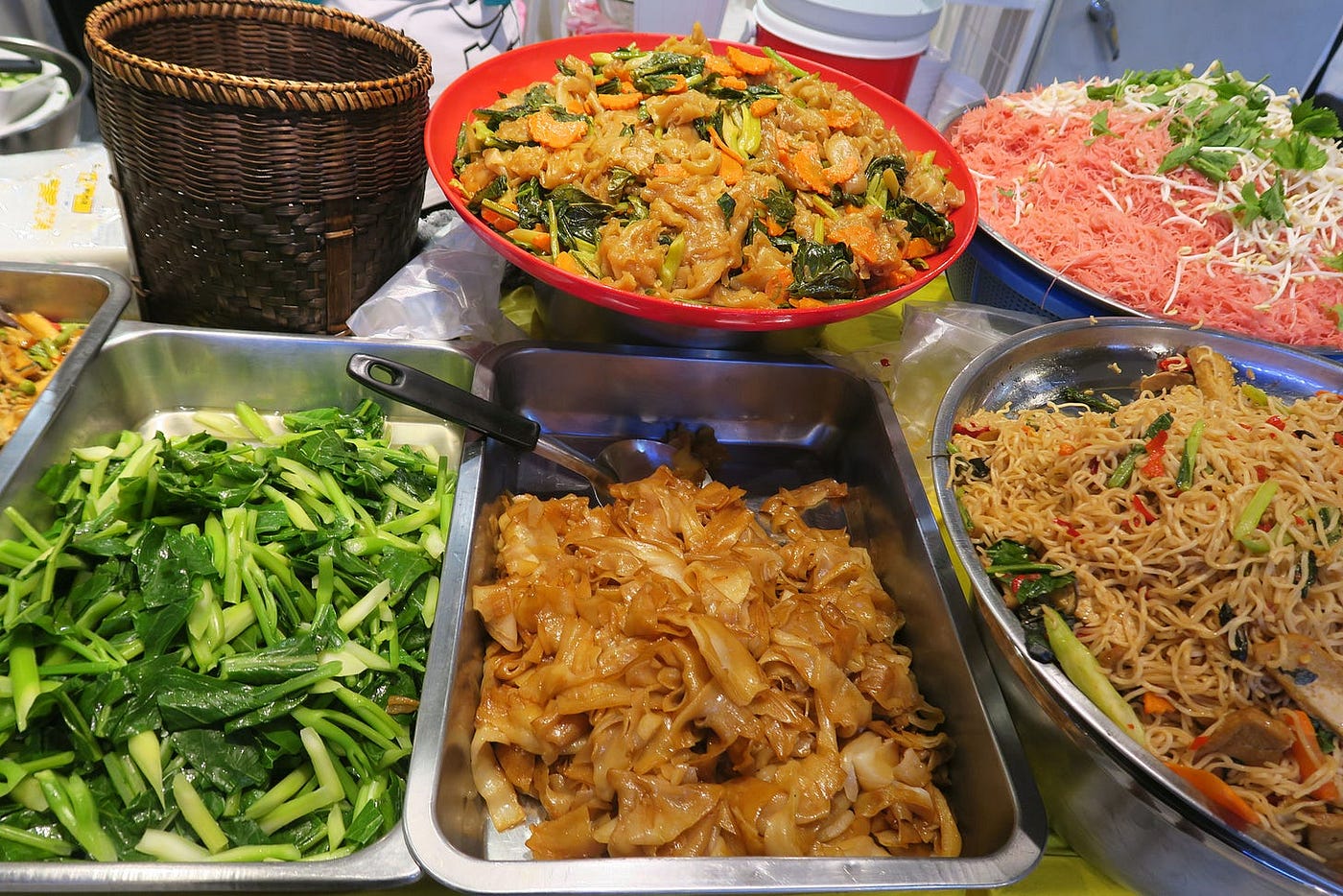 Delicious vegan food for sale during Je Fest at Market Village in Hua Hin. All photos are by the author unless otherwise specified.