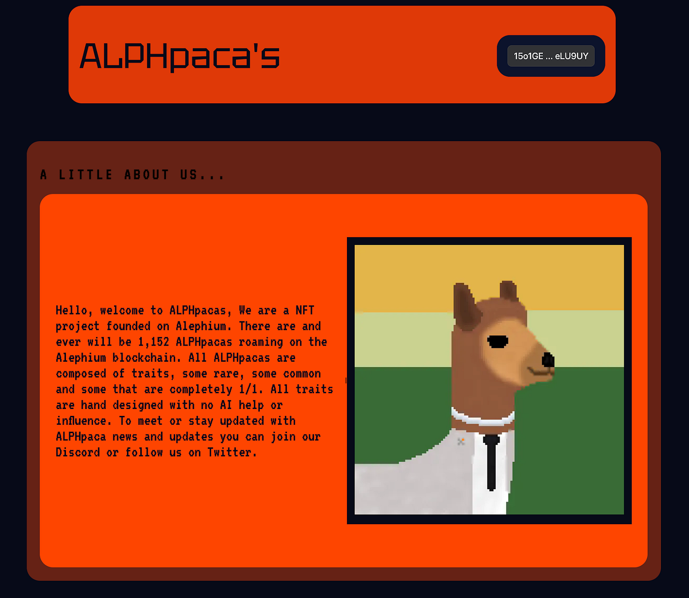 Builders Highlights #2: Alphpaca NFTs | by Alephium | Medium