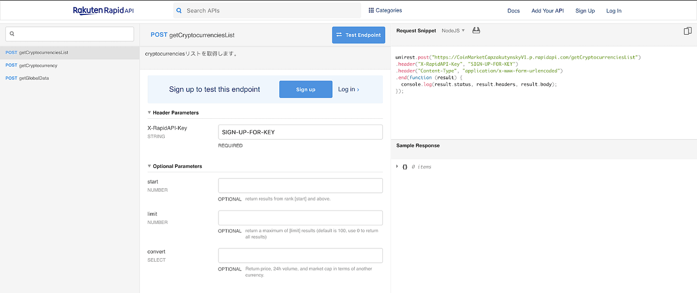 API Tutorial: Using CoinMarketCap API to analyze cryptocurrencies market |  by Yasu | Medium