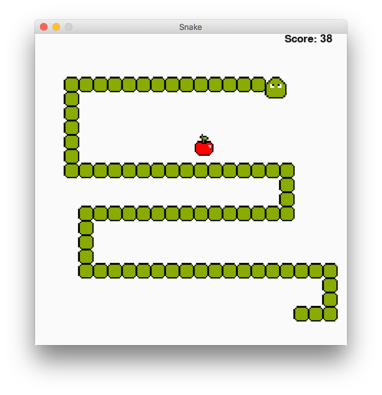 Snake Game in Python, Snake Game Program using Pygame