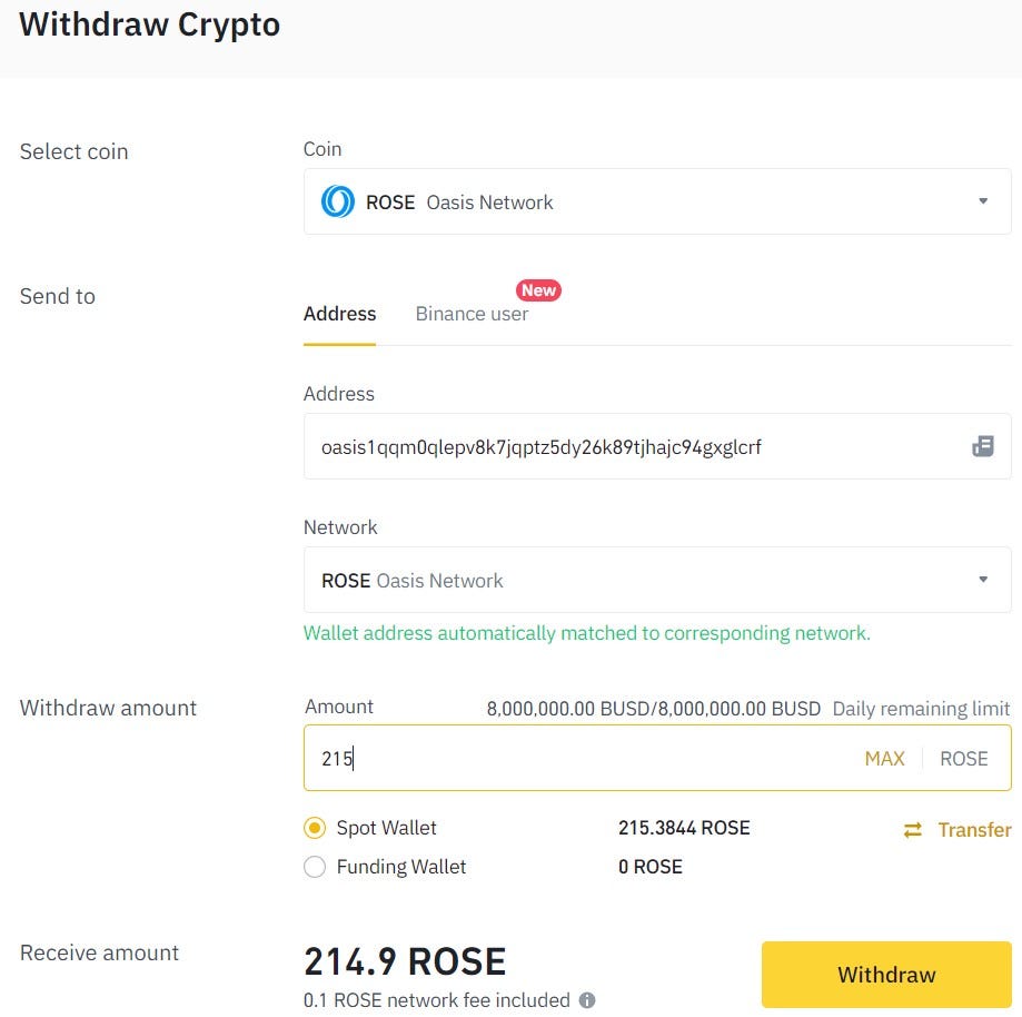How to Stake the ROSE Token. This guide contains detailed steps on… | by  Ruma Das | Coinmonks | Medium
