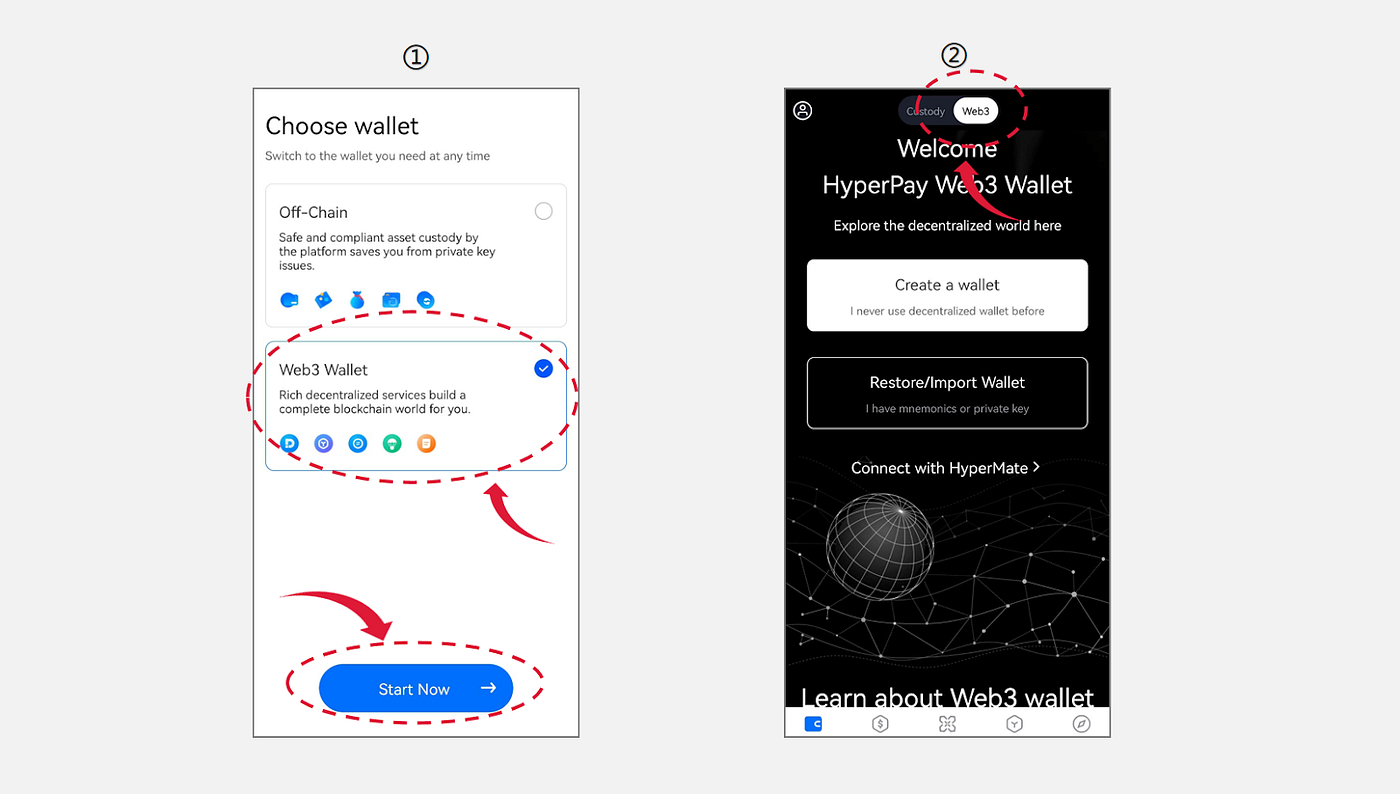 How to create Aptos wallet on HyperPay Web3 wallet | by HPX | Medium