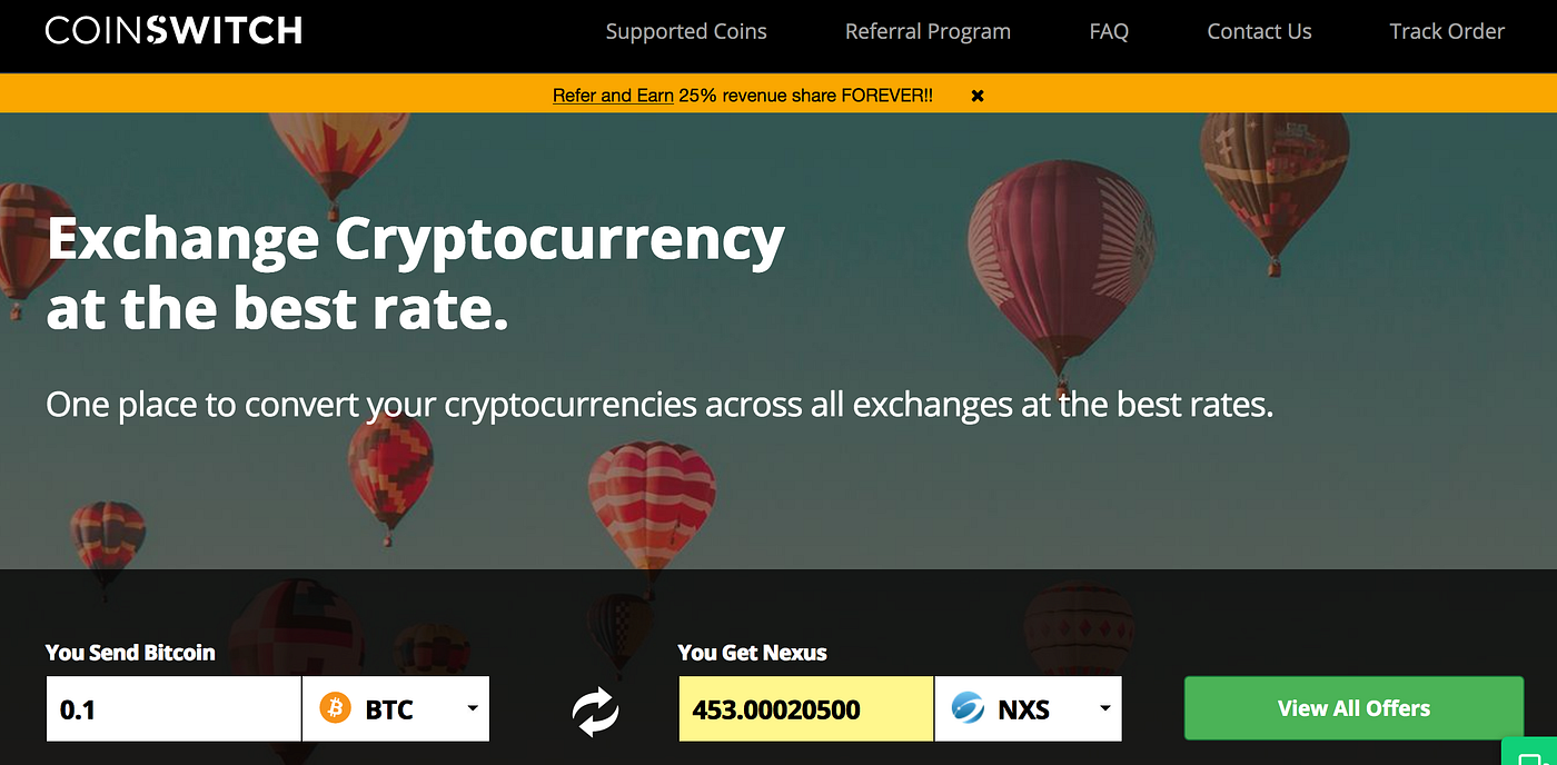 How to buy Nexus (NXS) on CoinSwitch | by CoinSwitch | CoinSwitch | Medium