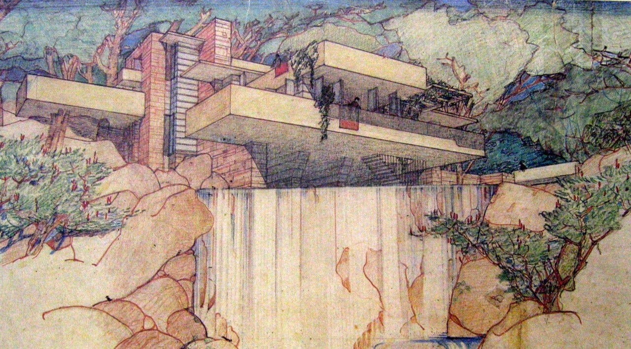 Courtesy Of Frank Lloyd Wright. How two weeks at Fallingwater 