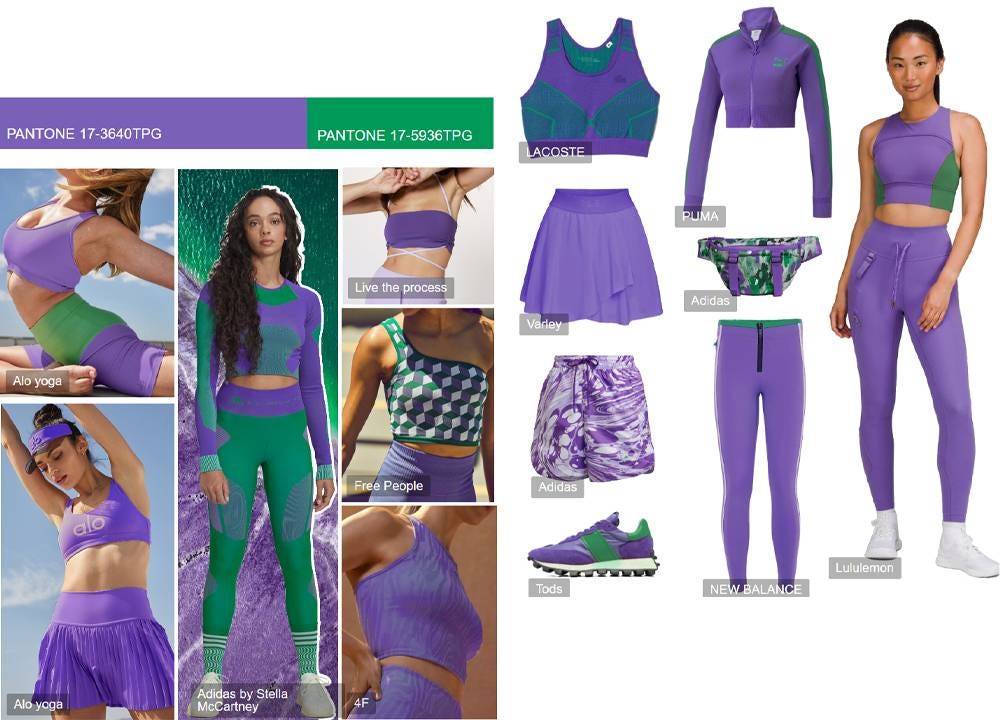 EASY AND FREE — The Color Trend Forecast of S/S 2024 Yogawear, by  Sansansunsports