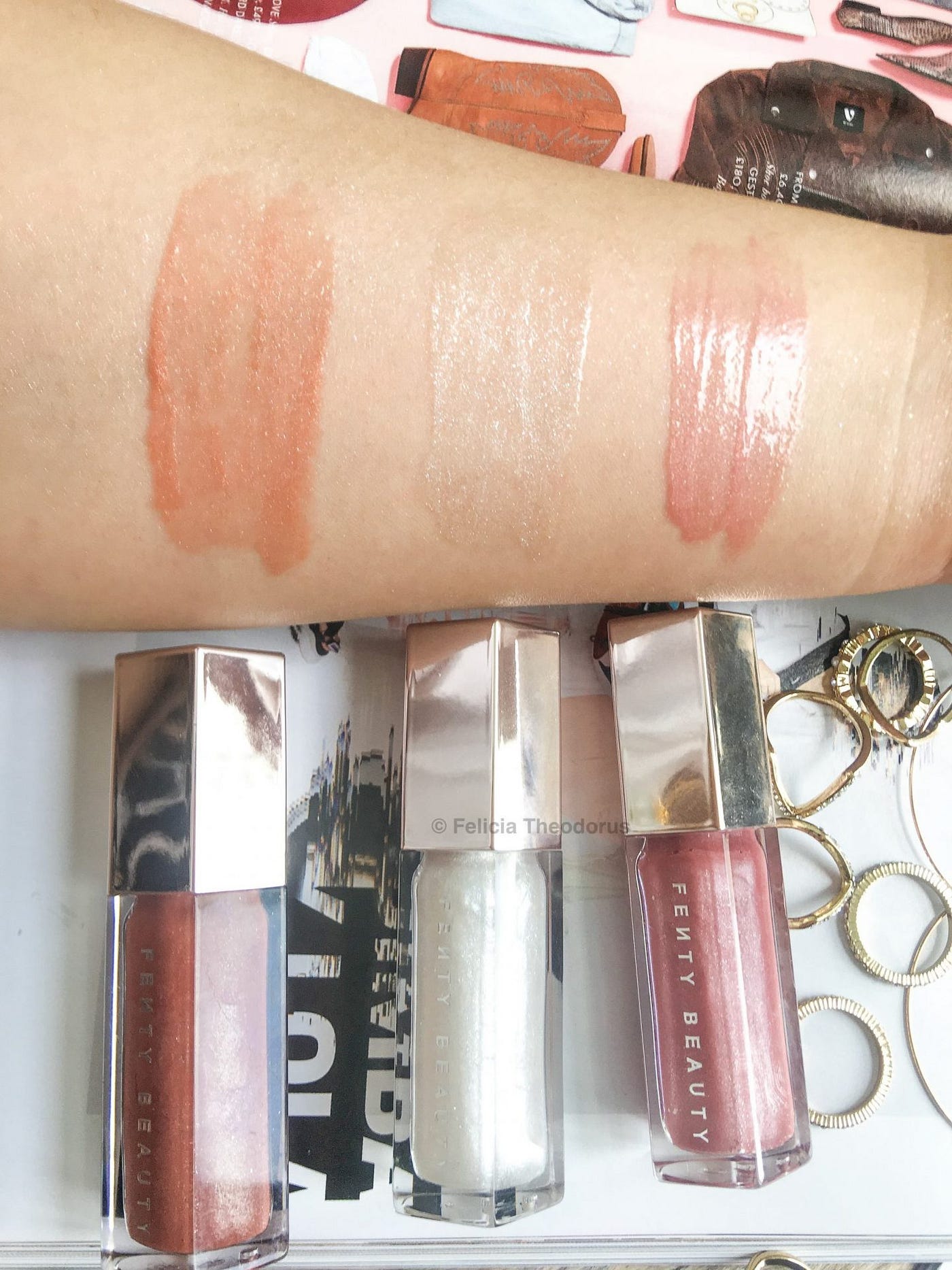 FENTY BEAUTY gloss bomb swatches and review | by FELICCINE | Medium