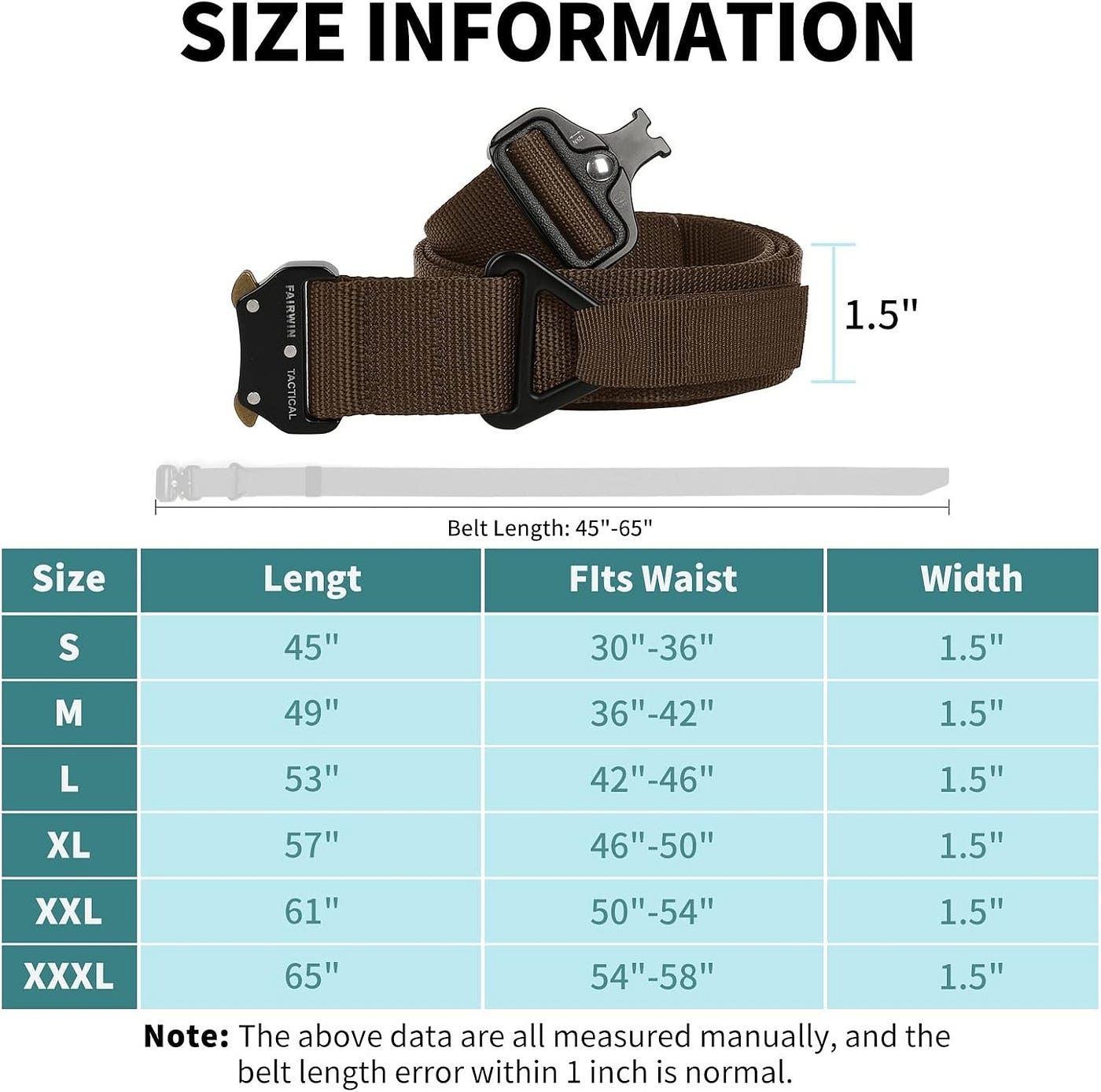 Fairwin tactical belt outlet