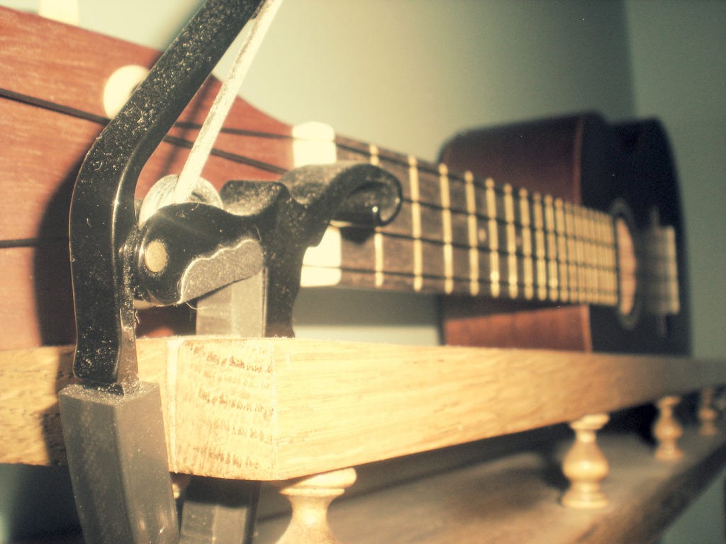 Xiuganpo Morsetto Per Ukulele In Plastica Con Capo A Molla - Foto 10