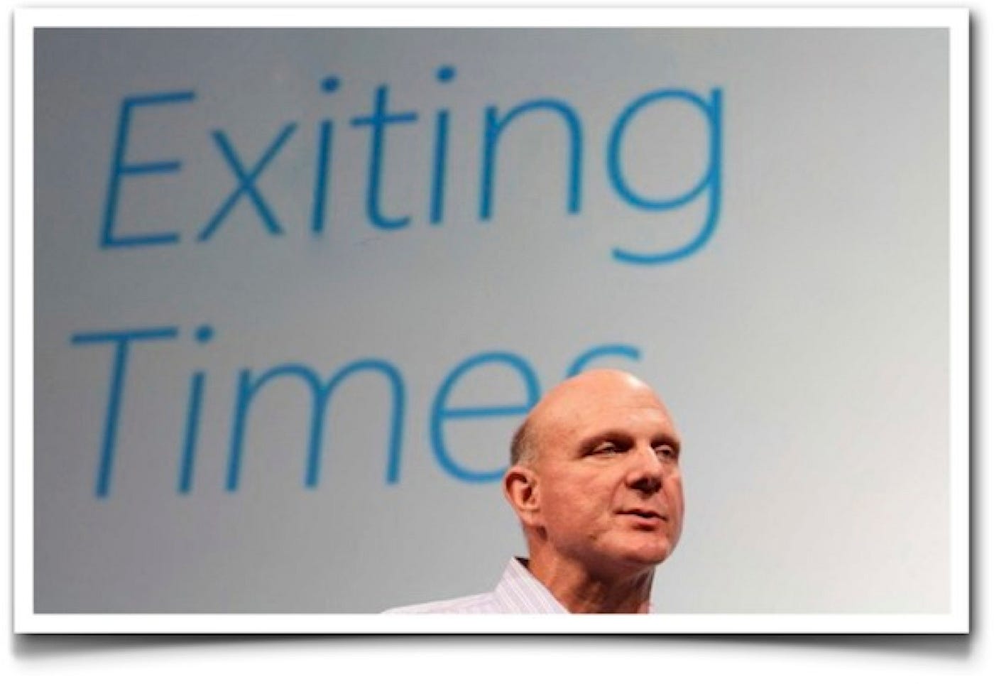 Good riddance, Mr. Ballmer!, by Enrique Dans, Enrique Dans