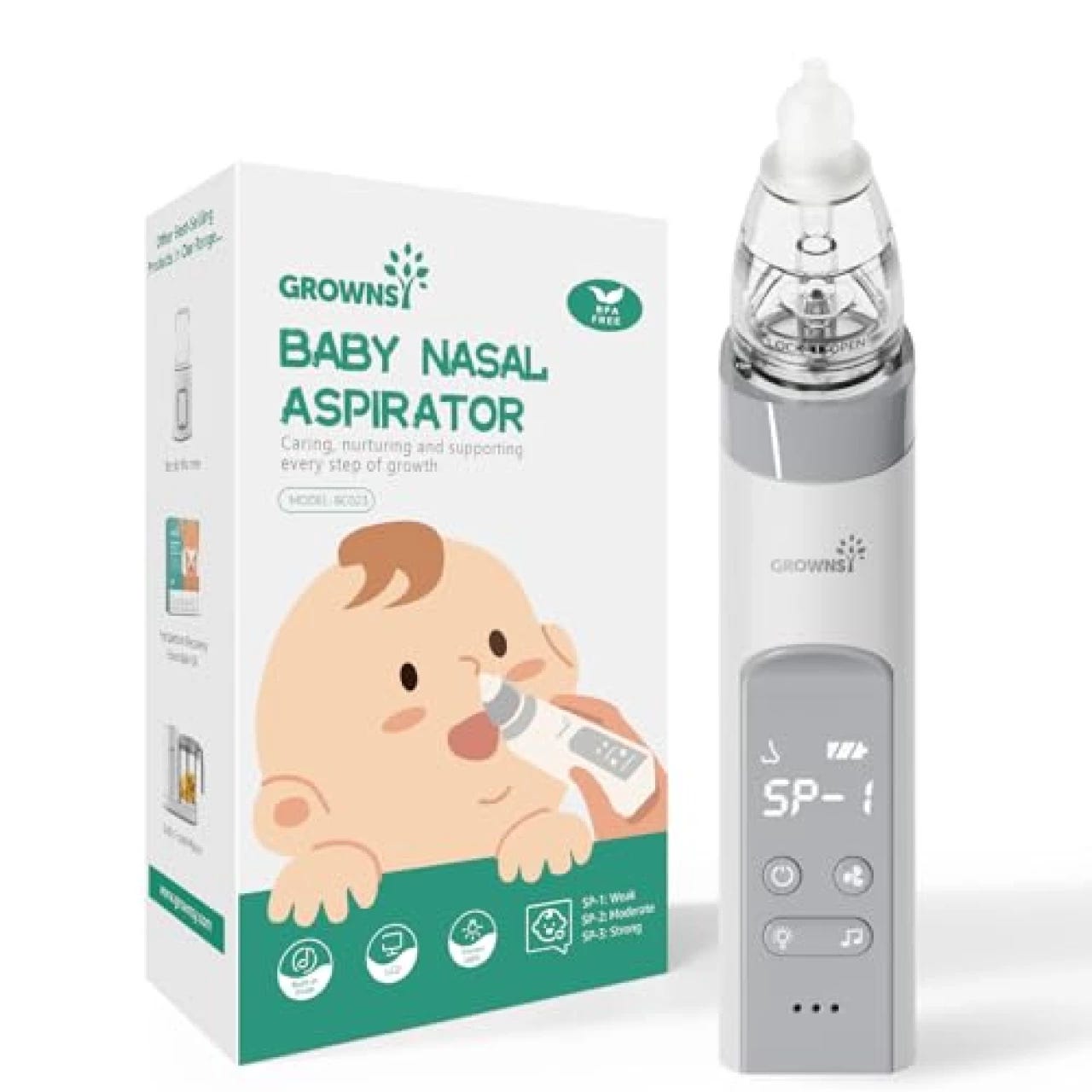 Nosiboo® Baby Nasal Aspirator - For Clearing Stuffy Baby Noses