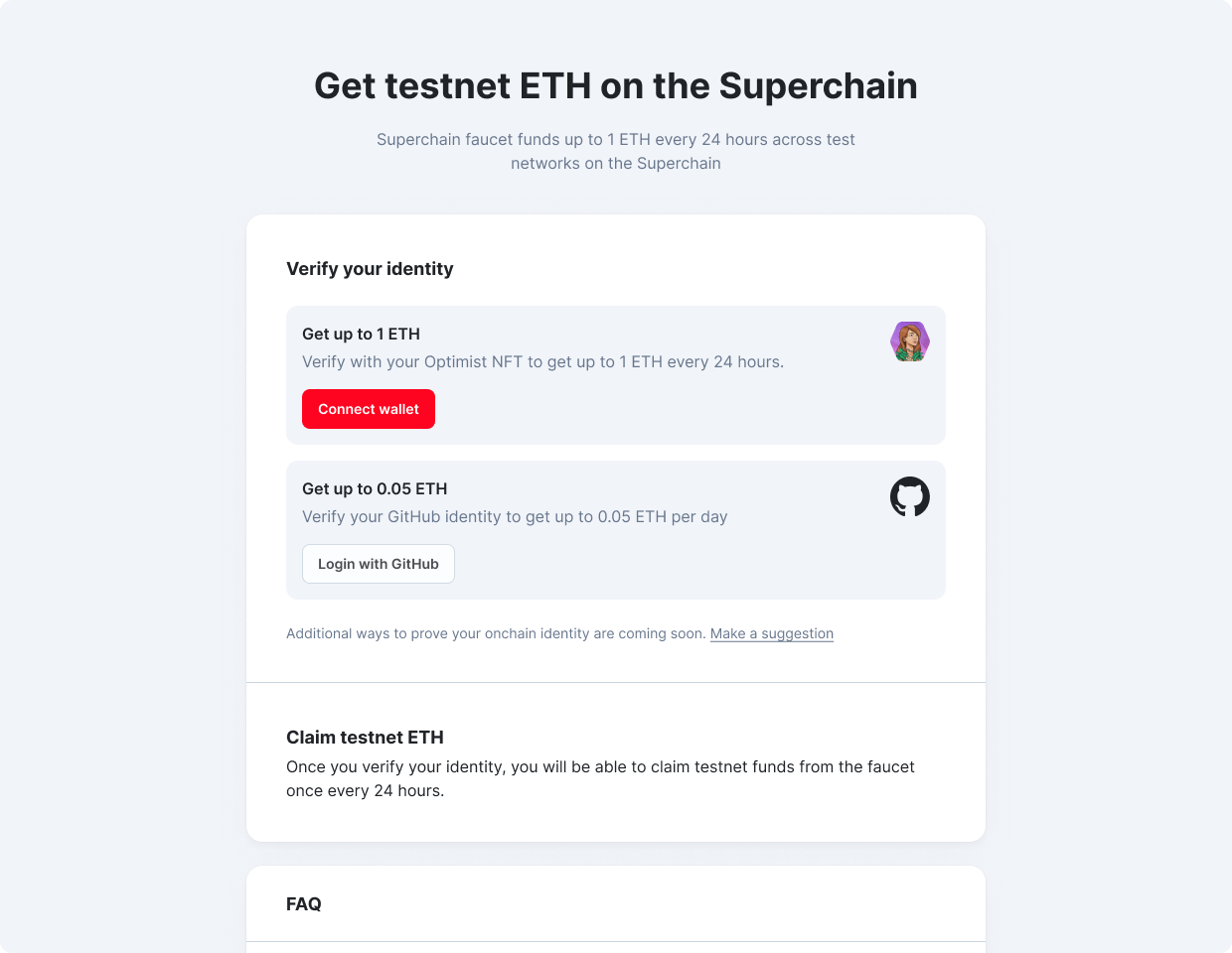 在Superchain Faucet 使用链上声誉数据索取测试网资金| Medium