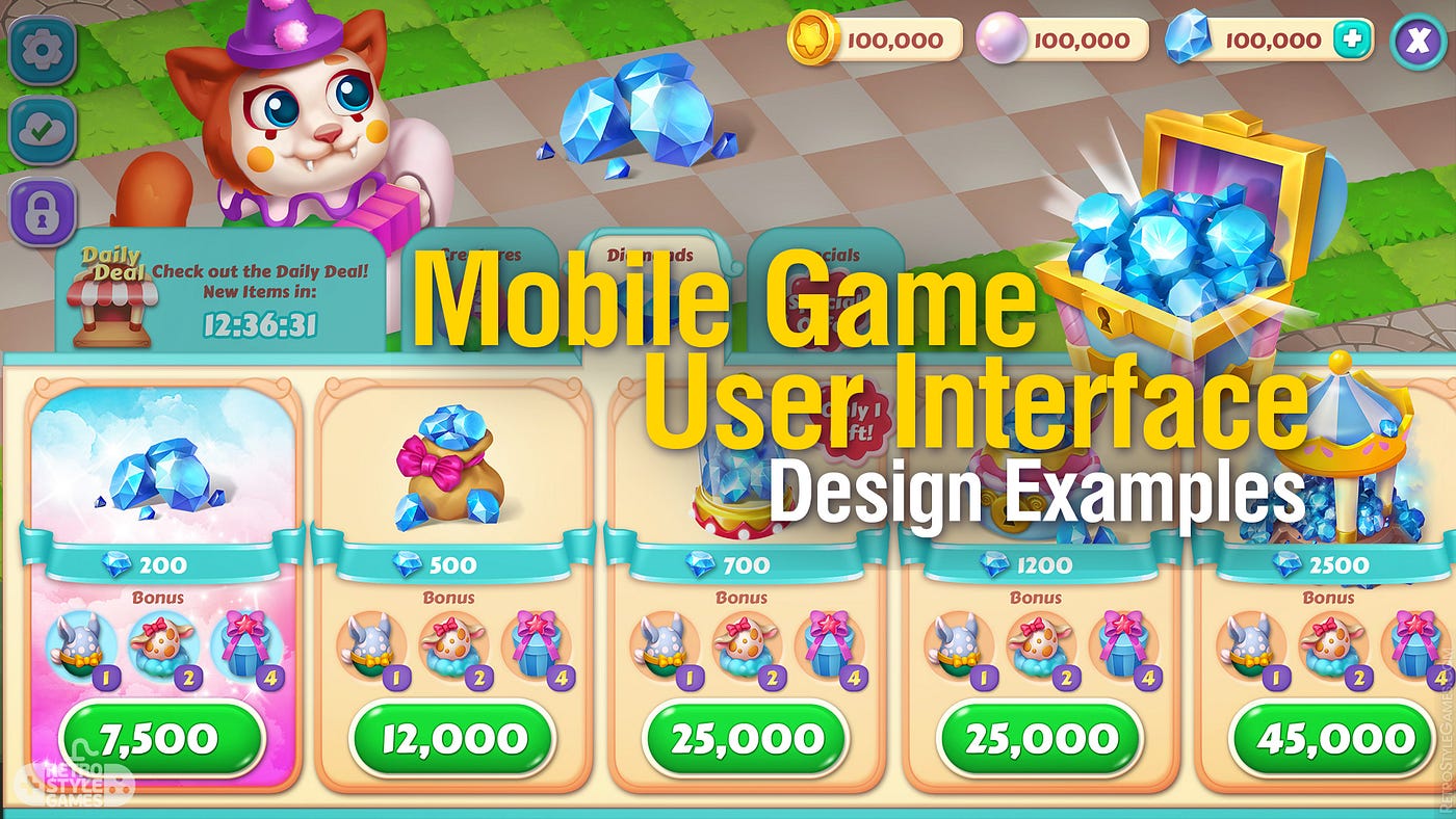 Game User Interface Design Examples