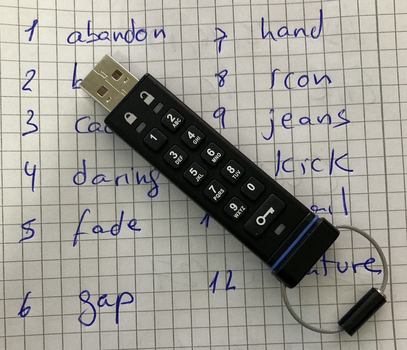 Is Storing Seed Phrases on an Encrypted USB Drive a Secure and Practical  Option? | by 5-minute digital safety power-ups | Medium